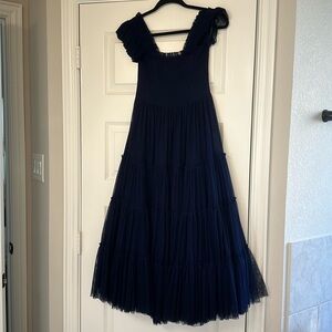 Hill House Collector's Edition The Tulle Ellie Nap Dress in Navy Tulle